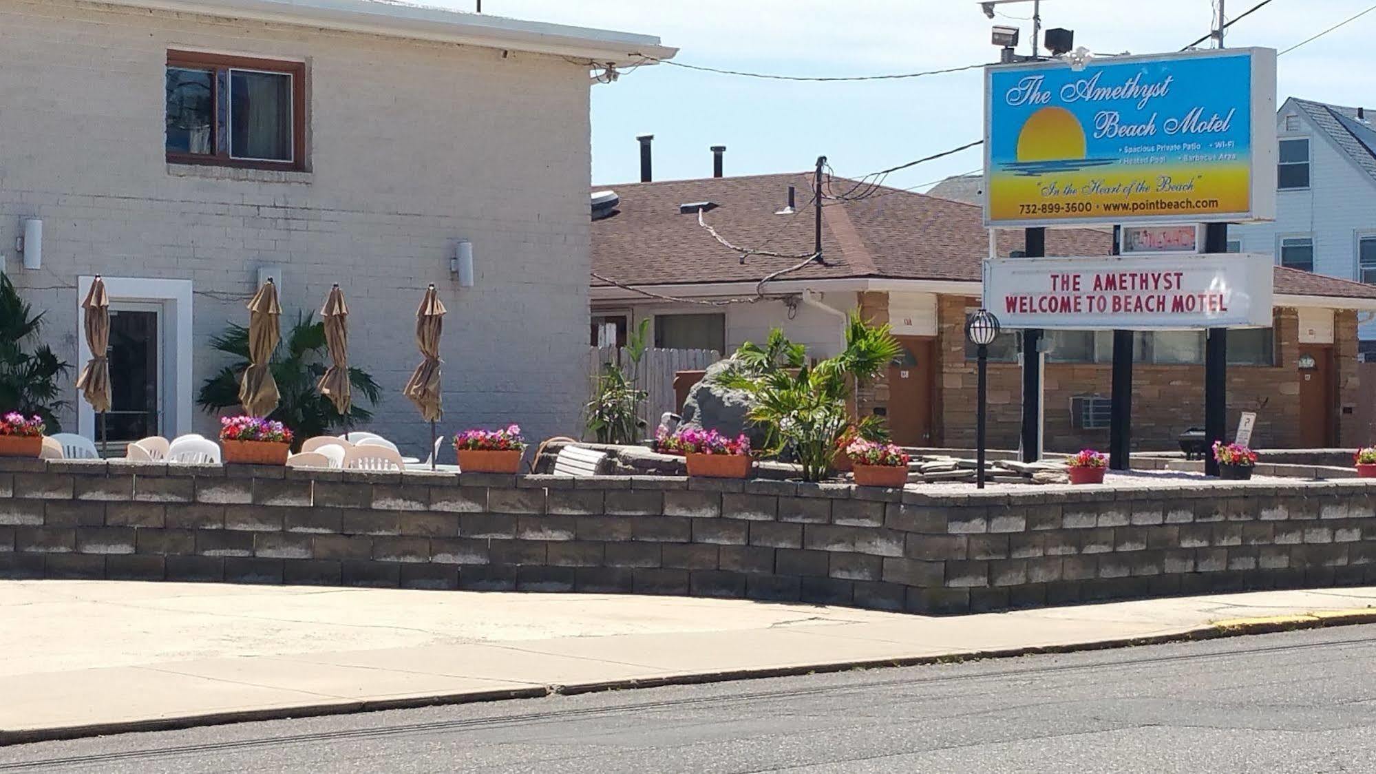 The Amethyst Beach Motel Point Pleasant Beach Exterior photo